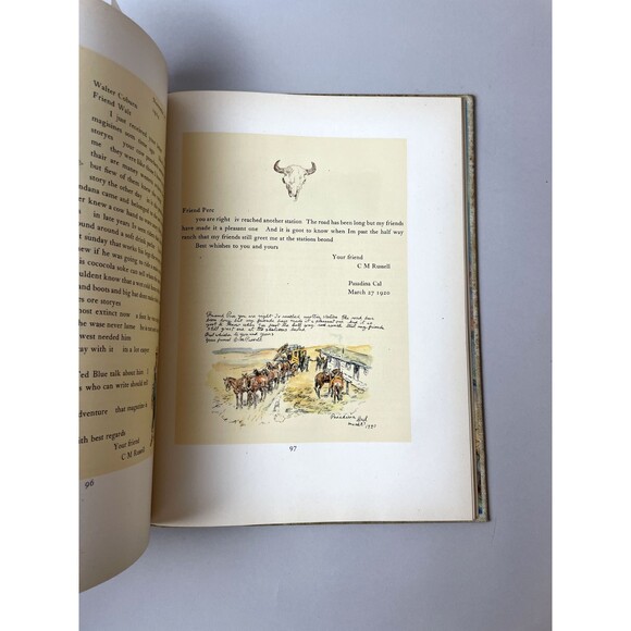 Charles M. Russell - Good Medicine - 1929 First Trade Edition - Picture 13 of 13